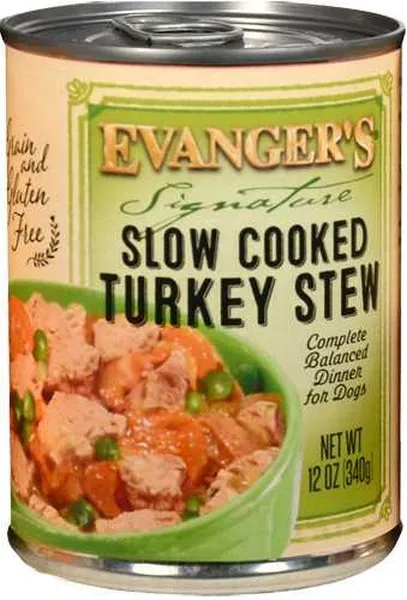 12/12 oz. Evanger's Signature Series Slow Cooked Turkey Stew For Dogs - Treat